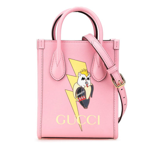 Gucci Leather Mini Handbag 2WAY