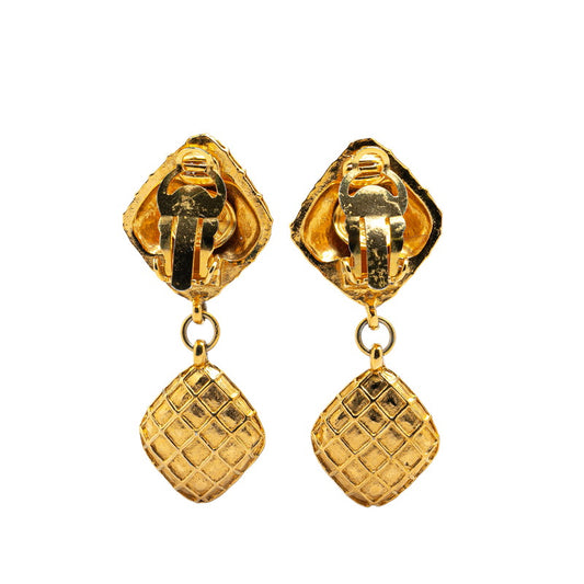 Chanel Gold Plated Bijou Earrings