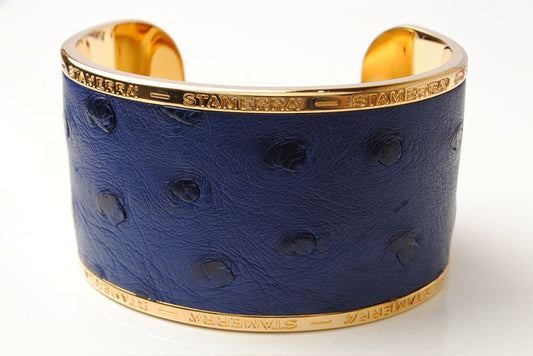 STAMERRA Ostrich Alloy Bangle Bracelet