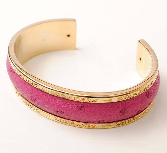 STAMERRA Ostrich Alloy Bangle Bracelet