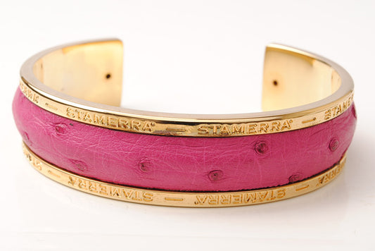 STAMERRA Ostrich Alloy Bangle Bracelet