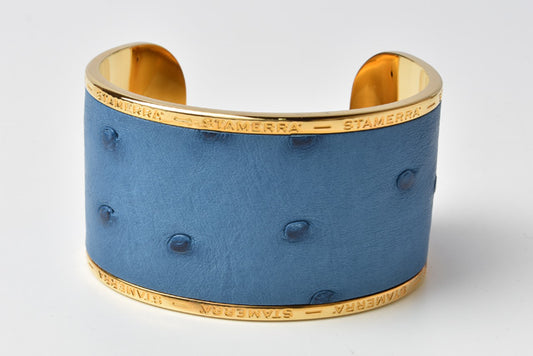 STAMERRA Ostrich Alloy Bangle Bracelet