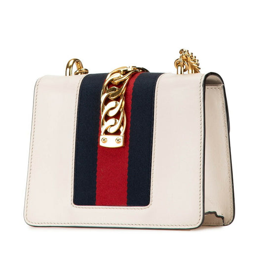 Gucci Sylvie Mini Leather Chain Shoulder Bag