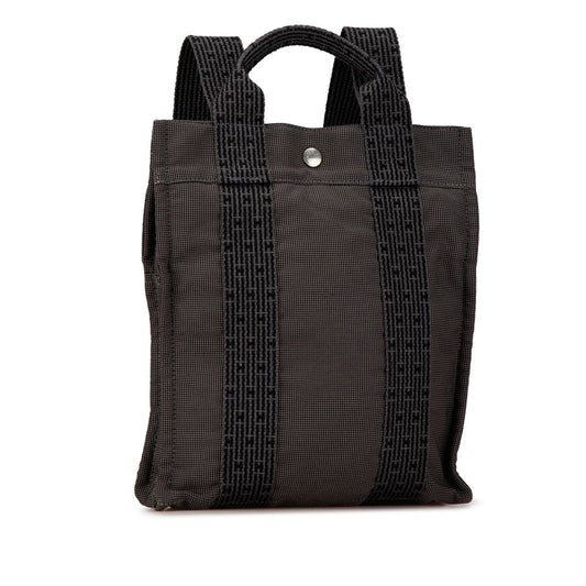 Hermes Canvas Backpack Grey