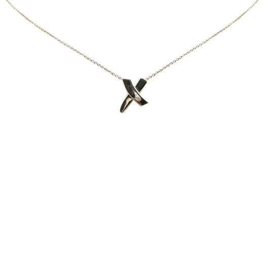 Tiffany & Co Paloma Picasso Kiss Necklace Silver