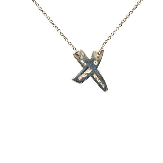 Tiffany & Co Paloma Picasso Kiss Necklace Silver