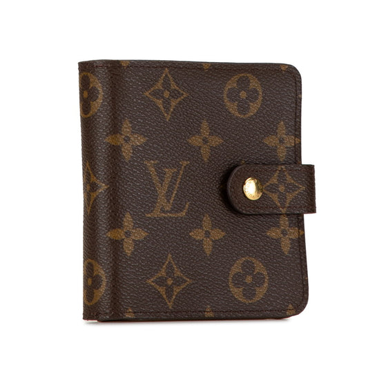 Louis Vuitton Monogram Compact Zip Wallet M61667