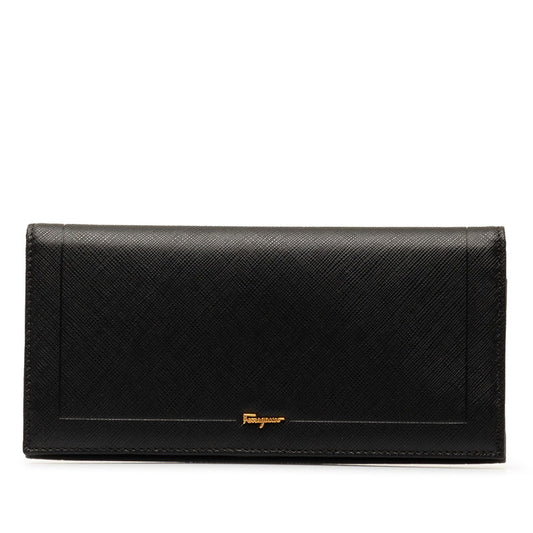 Salvatore Ferragamo Leather Logo Wallet