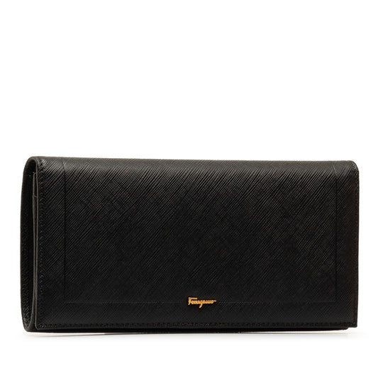 Salvatore Ferragamo Leather Logo Wallet