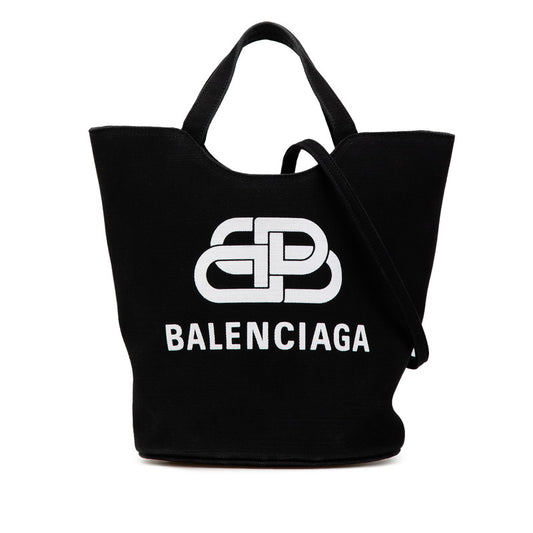 Balenciaga Wave Medium Canvas Handbag