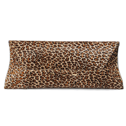 VBH Leopard Print Clutch Bag