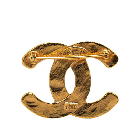 Chanel Coco Mark Gold Plated Brooch