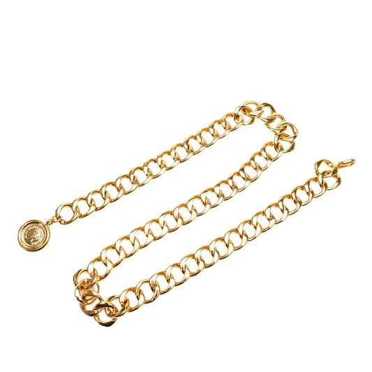 Chanel Vintage Coco Mark Medallion Chain Belt