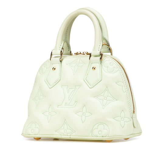 Louis Vuitton Mahina Alma Soft BB Leather Handbag