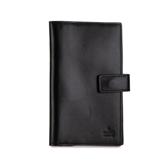 Gucci Leather Notebook Cover Black