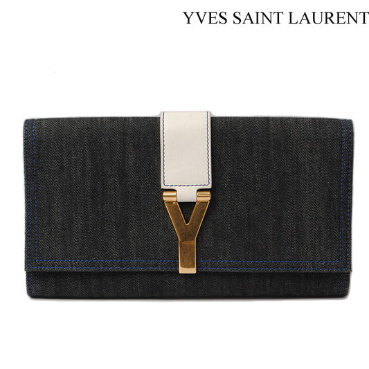 Yves Saint Laurent Denim Clutch Bag 265701