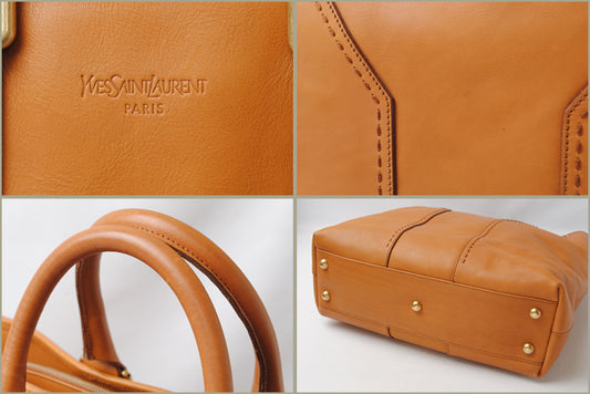 Yves Saint Laurent Leather Tote/Handbag Camel