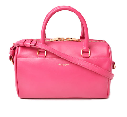 Saint Laurent Classic Baby Duffle Bag Fuchsia