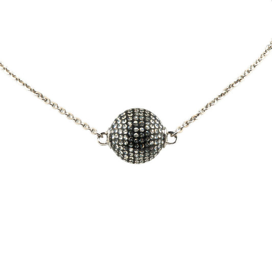 Chanel Coco Mark Mirror Ball Necklace